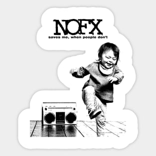 NOFX Saves Me Sticker